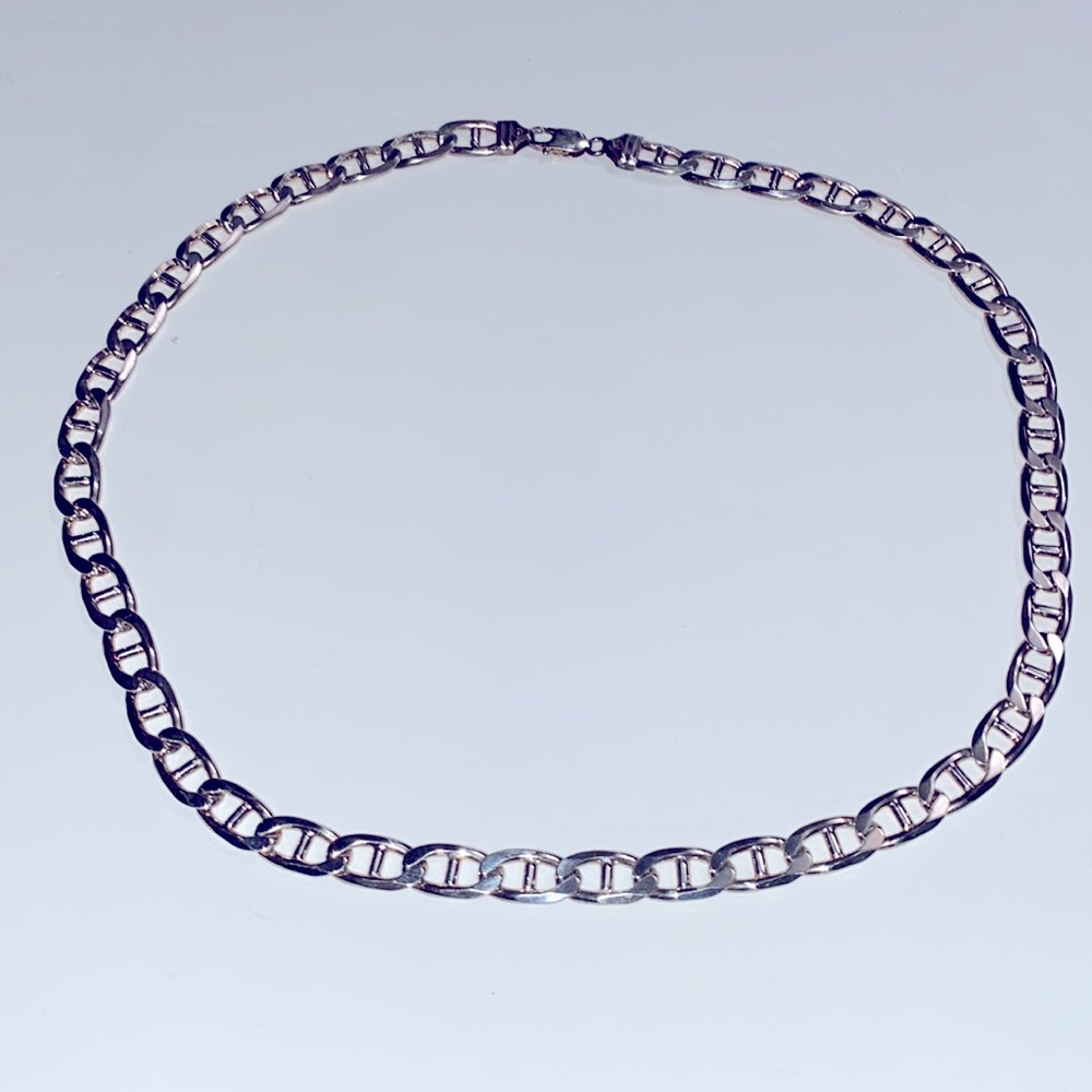 24” Italian Silver Link Necklace